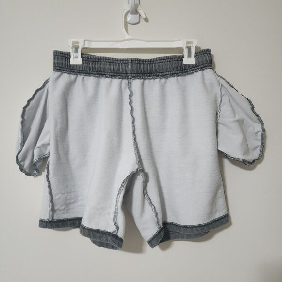 Myth Gem Led Zeppelin Men's Graphic Fleece Sweat Shorts Grey Swan Song Rock Sz M - Picture 4 of 6